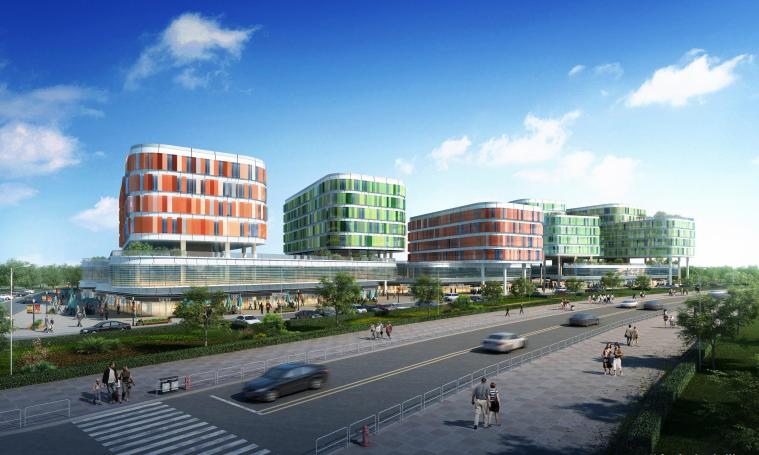 [山東]綜合開放型辦公產(chǎn)業(yè)基地規(guī)劃設(shè)計-工業(yè)園區(qū)景觀-筑龍園林景觀